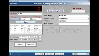 Multi Product Weighbridge Software [upl. by Anilegna]