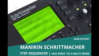 HOW TO SEQUENCE WITH THE MANIKIN SCHRITTMACHER [upl. by Eleahcim]