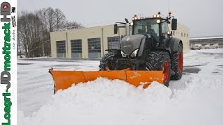 Déneigement 2017  Fendt 828 S4 Black Beauty [upl. by Odlareg]