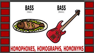 English Homophones Homographs amp Homonyms  Definitions amp Examples [upl. by Nnarefinnej]