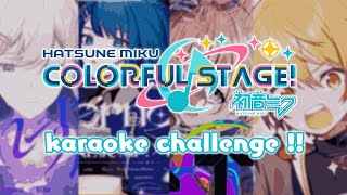 ★ project sekai karaoke challenge   TW EPILEPSY [upl. by Wardle]