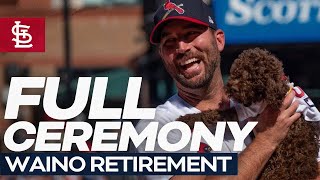 Full Adam Wainwright Retirement Ceremony  St Louis Cardinals [upl. by Jenica551]