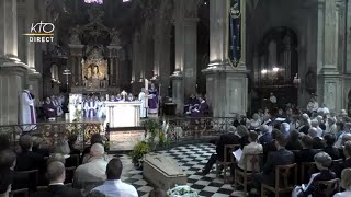 Messe dobsèques de Mgr Garnier archevêque de Cambrai [upl. by Ammann]