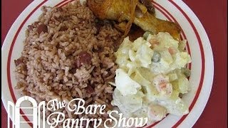 Rice and Beans Chicken and Potato Salad No stove [upl. by Hershell]