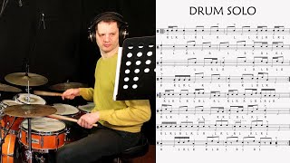 Learning a Drum Solo Note for Note Lesson 54 [upl. by Neall]