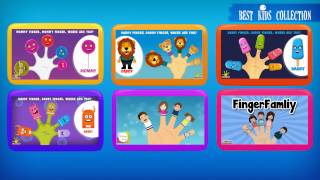 FINGER FAMILY  Best Finger Family Collection  Kids  Collection of Best Six [upl. by Carlita]