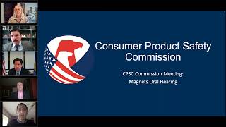 CPSC Commission Meeting  Safety Standard for Magnets [upl. by Min]