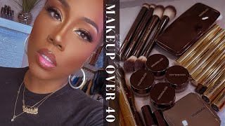 GRWM Makeup Over 40 Dark Skin [upl. by Eidua]