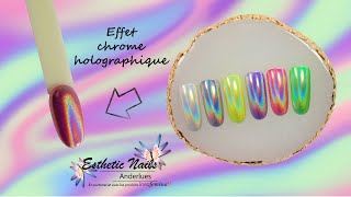 TUTO CHROME EFFET HOLOGRAPHIQUE [upl. by Odyssey]