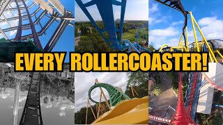 Every Roller Coaster at Busch Gardens Tampa  On Ride POV 2024 [upl. by Gnuhn]