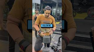 Sabse Heavy Dumbbell 😱 dumbbell biggest shorts youtubeshort myvoice [upl. by Rotsen]