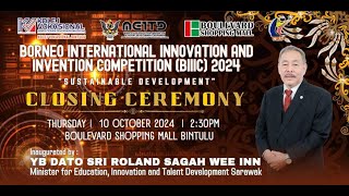 LIVE BORNEO INTERNATIONAL INNOVATION AND INVENTION COMPETITION BIIIC 2024 [upl. by Ahsinak]