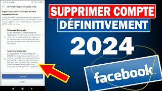 Comment supprimer un compte Facebook définitivement sur ordinateur et sur téléphone [upl. by Jennings]