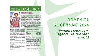 III Domenica del Tempo Ordinario  21 gennaio 2024  anno B  foglietto la Domenica [upl. by Rabbi]