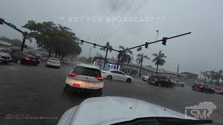 61224 Hallandale Beach FLFlash flood emergency homes flooded travel chaosmp4 [upl. by Drida429]