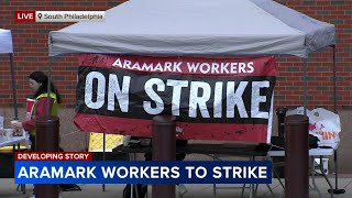 Aramark workers to strike against all 3 Philadelphia sports stadiums [upl. by Asserac]