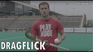 Dragflick by Hertzberger  Sleeppush  Field HockeyTraining Tutorial  Hertzberger TV [upl. by Rosabelle]