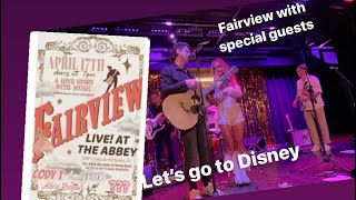 Let’s Go to Disney 🎶 with Fairview live concert fairview disney viraltiktok [upl. by Merce]