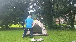 How well does the Tent set up from TEMU Fast and simple [upl. by Resay]