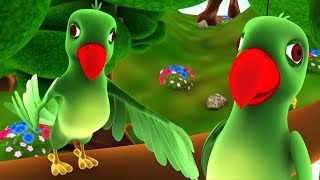 Main Tota Main Tota  Hind Rhymes For Children  मैं तोता मैं तोता  Nursery Rhymes In Hindi [upl. by Enaile]