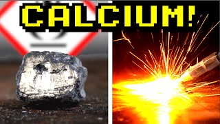 Calcium  Dieses Metall brennt wie eine Wunderkerze [upl. by Wsan]