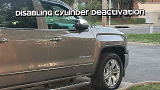 GMC Sierra Generation GMTK2XX Cylinder Deactivation Override [upl. by Yanahc617]