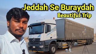 Jeddah Se Buraydah SaudiArabia Truck Driver [upl. by Erlene657]