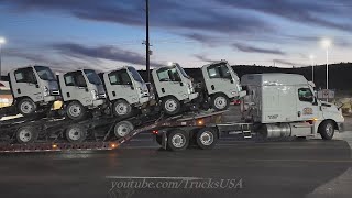 American Truck Spotting Auto Carrier Trucks amp many other vehicles [upl. by Willette165]