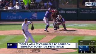 Tigers Athletics discussed Fiers trade but no deal done [upl. by Lamson924]