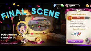 Junes Journey Secrets 19 Scene 29 Deserted Beach Word Mode 4k Final Scene [upl. by Mcgrody]