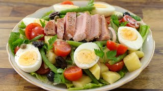 Nicoise Salad Recipe  How to Make Nicosie Salad [upl. by Rives579]