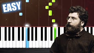 Georges Bizet  Habanera  Carmen  EASY Piano Tutorial by PlutaX [upl. by Saum]