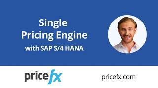 Single Pricing Engine with SAP S4 HANA and Pricefx [upl. by Gustaf]