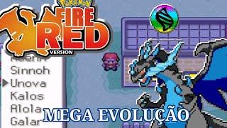 MELHOR HACK ROM DE POKÉMON FIRE REDMEGA EVOLUÇÃO DINAMAX GIGANTAMAX E ETC [upl. by Irodim]