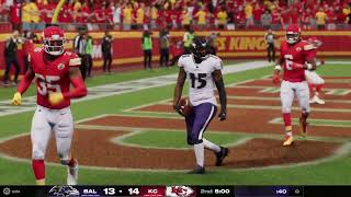 NFL Madden Sim Baltimore Ravens at Kansas City Chiefs Week 1 2024 [upl. by Jose853]