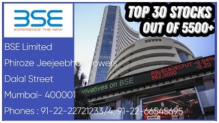 BSE  BOMBAY STOCK EXCHANGE [upl. by Aicercal]