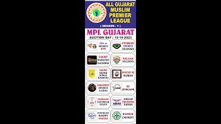 MPL GUJRAT 2023  PLAYER AUCTION  SEASON 1  ALL GUJRAT MUSLIM PREMIER LEAGUE 2023 [upl. by Ellswerth]