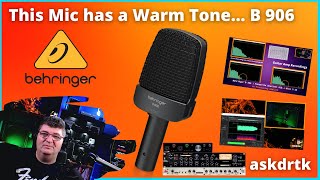 Behringer B906  Detailed Mic Review and Tests [upl. by Nurse656]