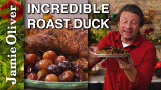 Incredible Roast Duck  Jamie Oliver [upl. by Sivat]