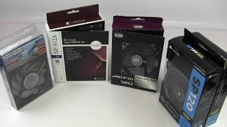 CM JetFlo 120 and Noctua NFS12A FLX Fan Review and Water Cooling Testing [upl. by Rozella]