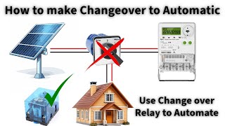 How to install Automatic Changeover Relay for solar system [upl. by Bertasi]