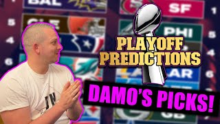 Damos Super Bowl Prediction Challenge  DN Reacts  NFL Reaction [upl. by Nerro]