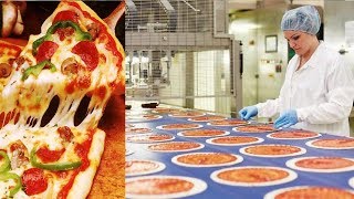 Amazing PIZZA Making and Processing Automatically in Food Factory with Awesome Worker skills [upl. by Raphael]