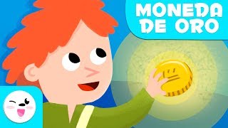 Moneda de oro  Cuento sobre el valor de la honestidad [upl. by Eillo513]