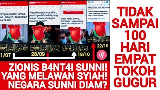 Belum Genap 100 Hari 4 Tokoh Gugur‼️Muslim Sunni di Gaza Dib4ntai Tapi Negara Sunni masih Membisu [upl. by Renba114]