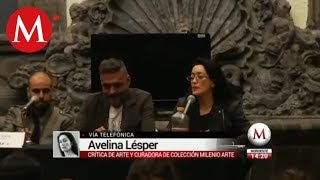 Avelina Lésper habla de la agresión que sufrió en el encuentro con grafiteros [upl. by Kcirdor]