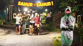 Sahuuuuur Prank Pocong Terlucu dibulan Puasa 😜🤣 [upl. by Ycnuahc27]