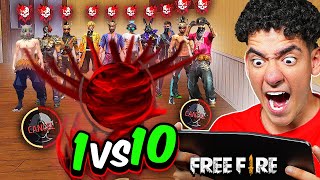 ESTA ES MI MEJOR JUGADA DE FREE FIRE EN CLASIFICATORIA 10 vs 1  TheDonato [upl. by Nylaret]