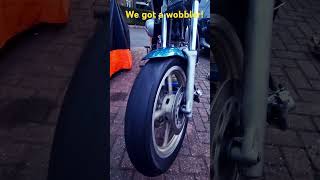 XV1100 wheel wobblebuckle yamaha diy like likeandsubscribe fail [upl. by Verine]