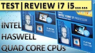 INTEL HASWELL TEST i7 4770K 4770 i5 4670K 4670 4570 4430 TESTBERICHT REVIEW DEUTSCH [upl. by Atsuj]